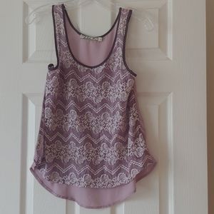 Chloe K Purple camisole